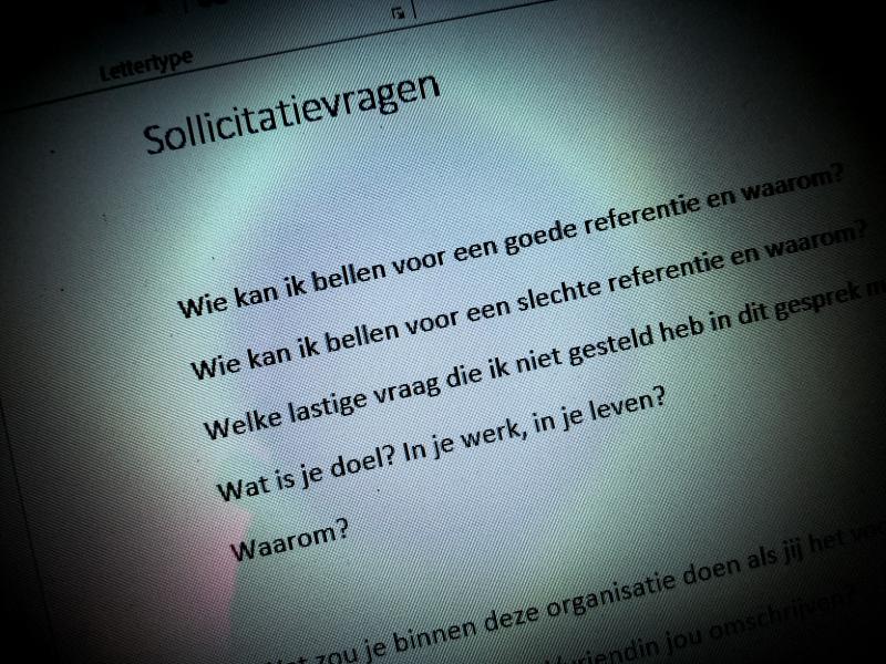 Het sollicitatiegesprek: oefenen helpt niet